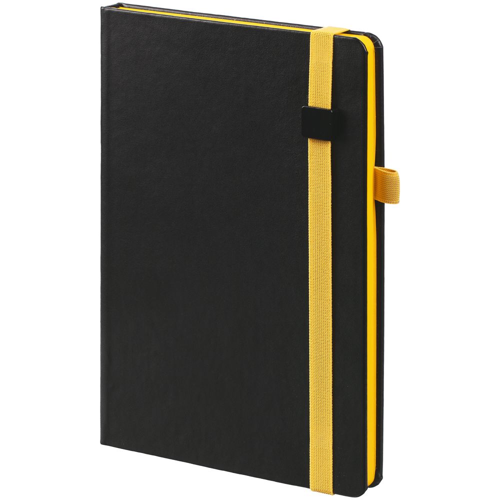 Ежедневник Ton Black, недатированный, черный с зеленым