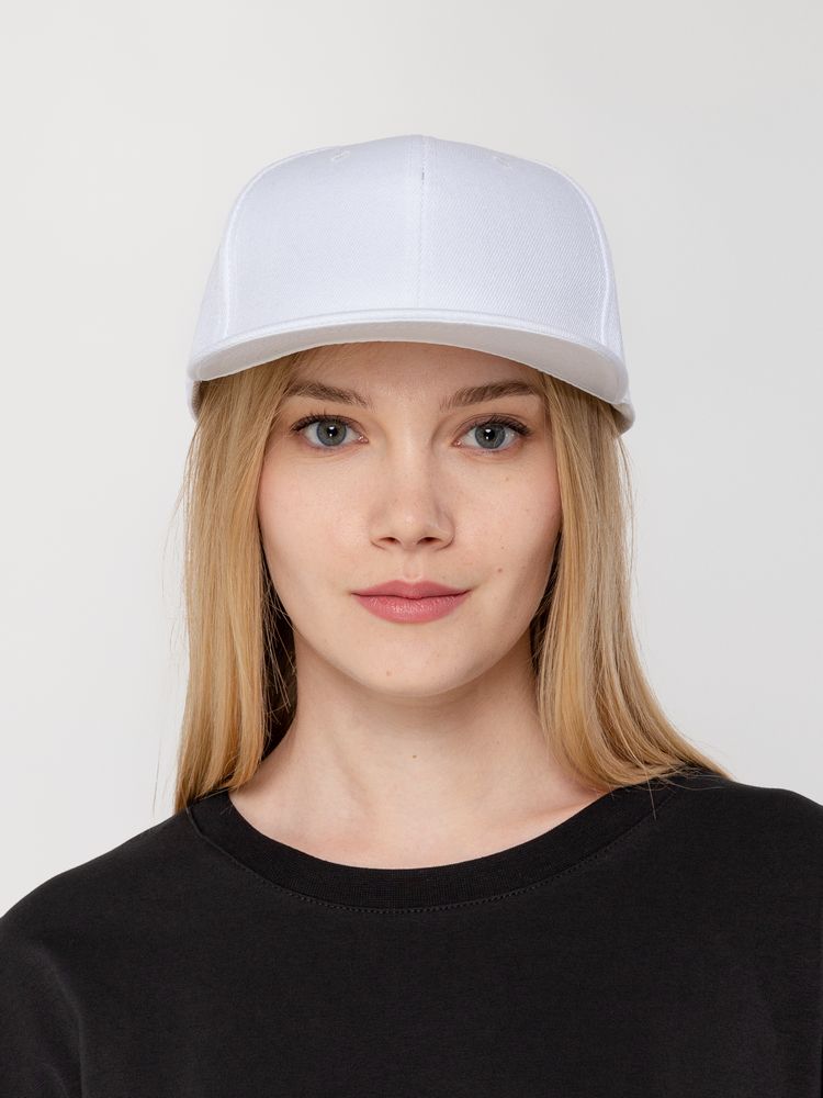 Бейсболка Snapback с прямым козырьком, серая