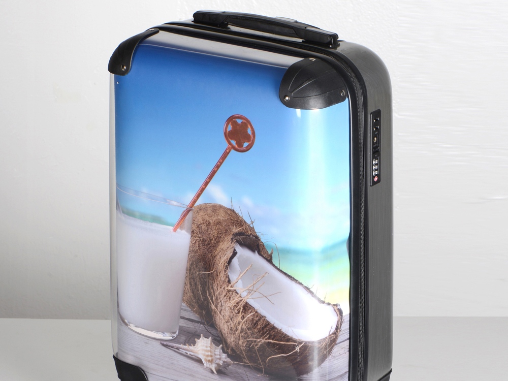 Чемодан прозрачный «Visit»  со сменной вставкой