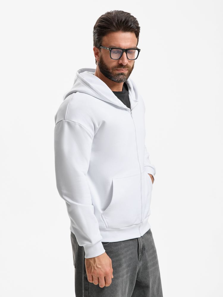 Толстовка унисекс оверсайз Sartoro, белая