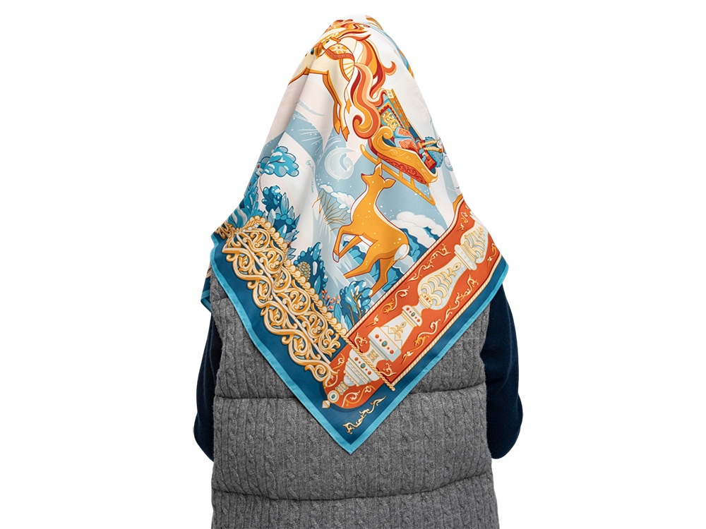 Платок «Русская зима»