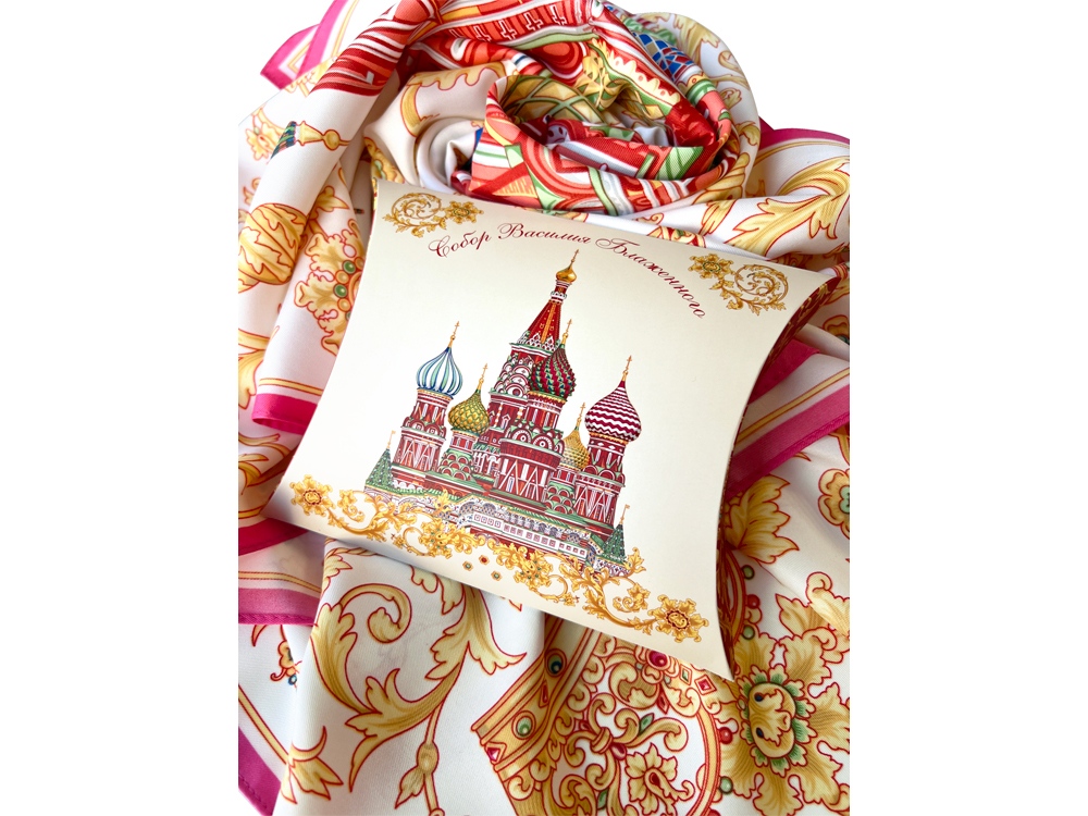 Платок «Собор Василия Блаженного»