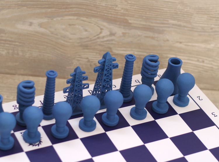Корпоративный подарок энергетику 3D шахматы