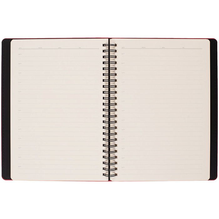 Ежедневник Spring Urban, недатированный, красный