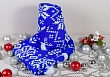Синий скандинавский плед в наборе | Корпоративные наборы подарков | Новогодние корпоративные подарки оптом | Корпоративные подарки на 23 фе