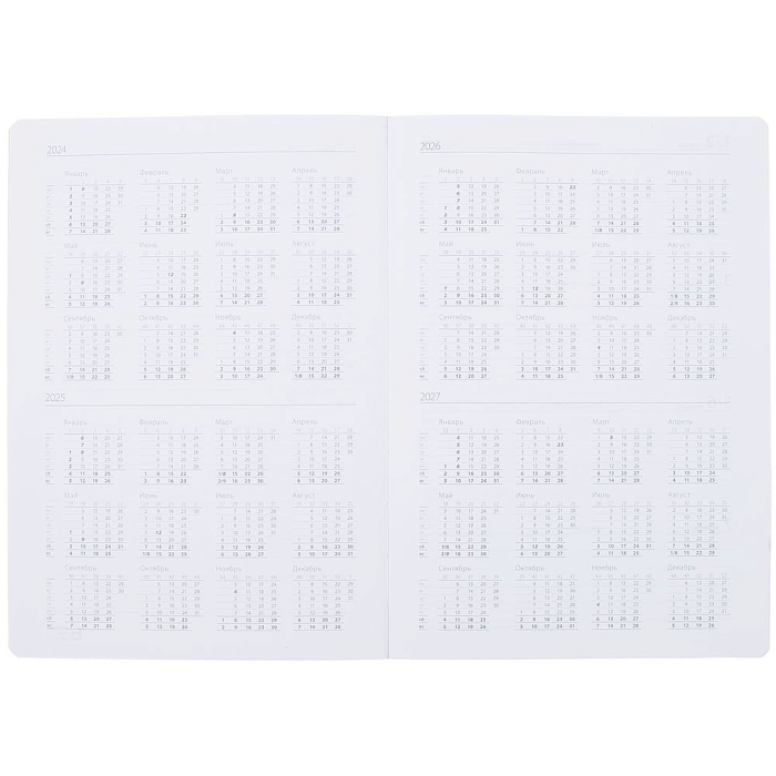 Ежедневник Must, датированный, черный